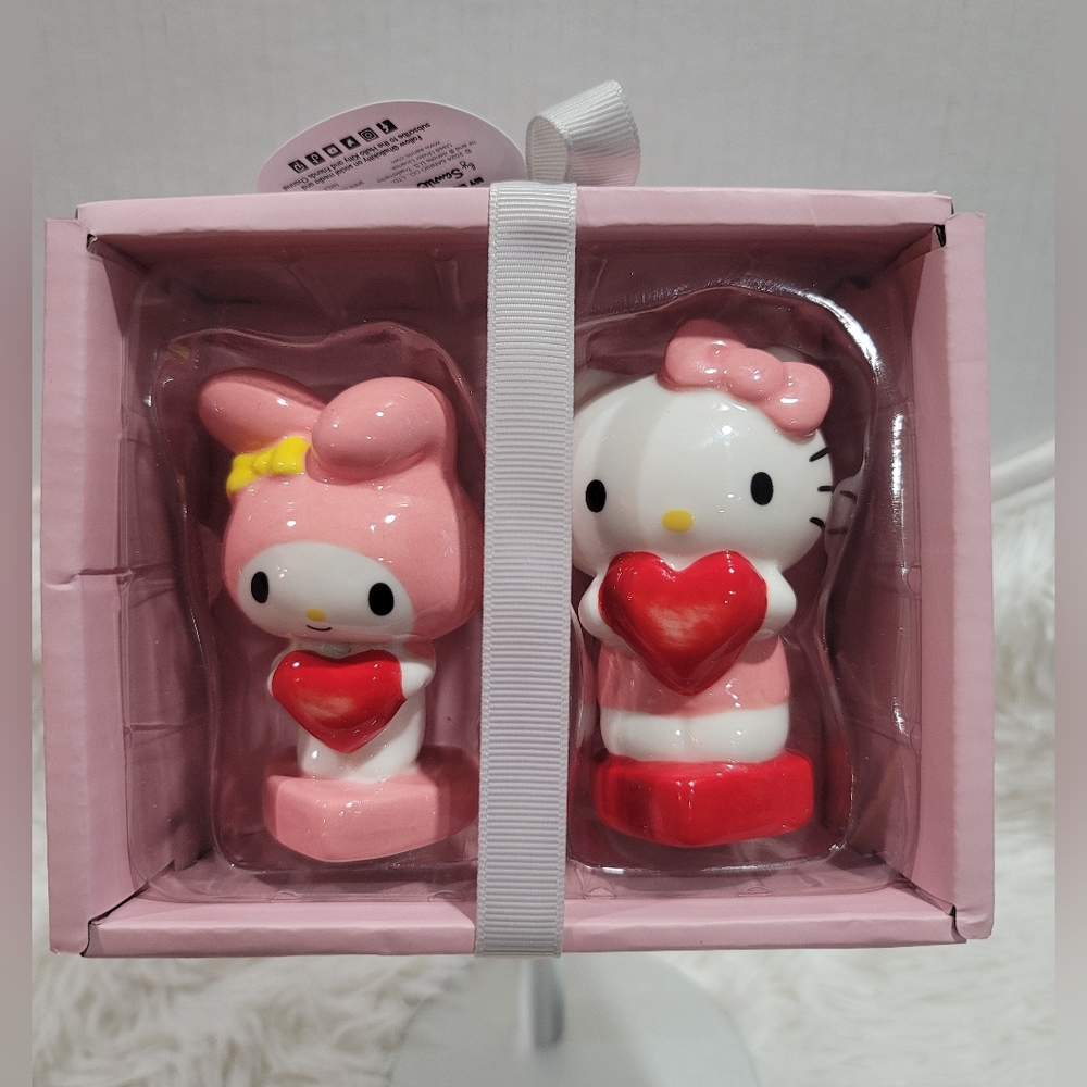 Hello Kitty My Melody Blue Sky Clayworks Ceramics S&P Shakers